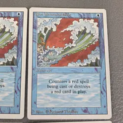 4x Blue Elemental Blast X4 MTG Revised Edition Magic The Gathering LP Playset - Image 3