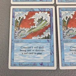 4x Blue Elemental Blast X4 MTG Revised Edition Magic The Gathering LP Playset - Image 4