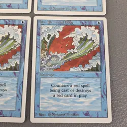 4x Blue Elemental Blast X4 MTG Revised Edition Magic The Gathering LP Playset - Image 5