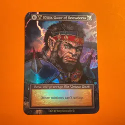 *FOIL* Rhitta Gawr of Snowdonia - Sorcery Contested Realm - Arthurian Legends - Image 1