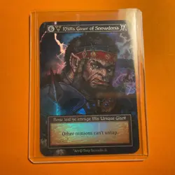 *FOIL* Rhitta Gawr of Snowdonia - Sorcery Contested Realm - Arthurian Legends - Image 4