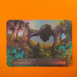 Primordial Spring FOIL Elite Sorcery: Contested Realm Beta - Image 1