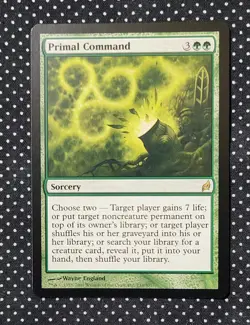 Magic the Gathering - Primal Command -Lorwyn - 233/301 - Rare Sorcery - Image 1