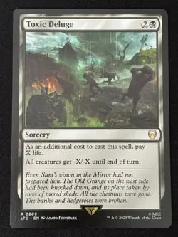 1x MTG Toxic Deluge - Commander: The Lord of the Rings (LTC) #209 - Magic - Image 3
