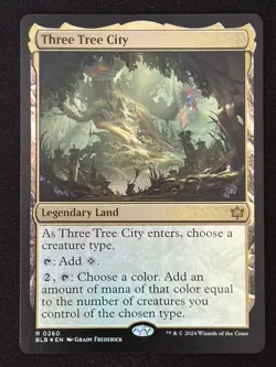 1x MTG Three Tree City (Foil) - Bloomburrow (BLB) #260 - Magic the Gathering - Image 1
