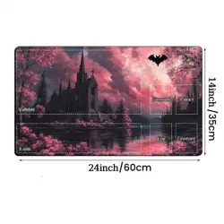 1 x MTG Magic the Gathering Playmat With Fantasy Scene - Image 2