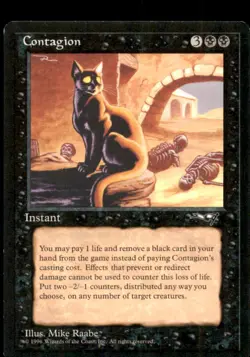 Contagion LP Light Play Alliances MTG [7050] - Image 1