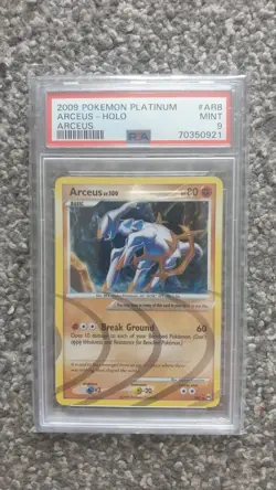 POKEMON CARD 2009 PLATINUM ARCEUS HOLO #AR8 GRADED PSA 9 - Image 1