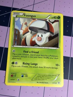 Pokemon TCG Foongus 8/99 Black & White Next Destinies Regular Common Card - Image 1