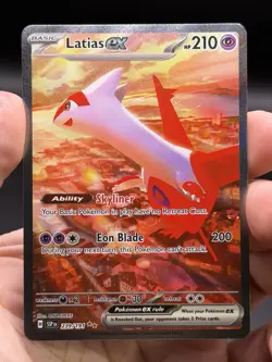 Latias ex Special Illustration Rare 239/191 Surging Sparks Pokemon English NM - Image 3