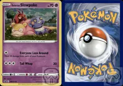 Galarian Slowpoke SWSH126 Cosmos Holo P Sword & Shield Promo Pokemon NM/M - Image 2
