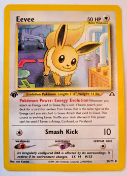 Pokemon TCG: Eevee Neo Discovery 1st Edition #38/75 LP - Image 1