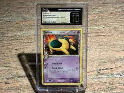 Pokemon Quilava 2006 EX Dragon Frontiers 36/101 CGC Pristine 10 - Image 1