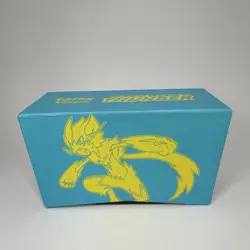 Pokemon Sun & Moon Lost Thunder Zeraora Deck Box Blue Yellow Black 032 - Image 1
