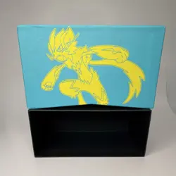 Pokemon Sun & Moon Lost Thunder Zeraora Deck Box Blue Yellow Black 032 - Image 2
