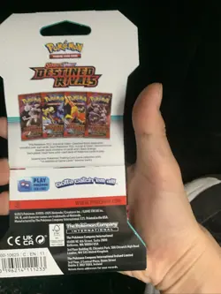 Pokemon TCG Destined Rivals Sleeved Booster Pack Factory Sealed New - Image 2