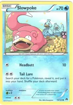 Slowpoke 19/122 Pokemon XY BREAKpoint Common LP - Image 1