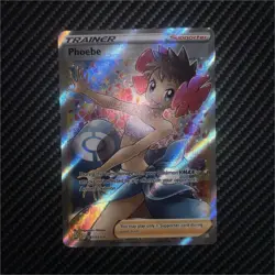 Pokemon Phoebe Full Art Ultra Rare Holo Swsh05 Battle Styles 161/163 Trainer - Image 1
