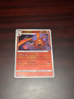 Pokemon TCG Bahasa Indonesia Language Charizard Chatime Promo Reverse Holo #351 - Image 1