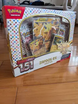 Pokemon Scarlet Violet 151 Zapdos EX Collection Box promo box factory sealed - Image 2
