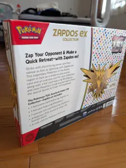 Pokemon Scarlet Violet 151 Zapdos EX Collection Box promo box factory sealed - Image 3