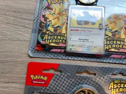 Pokemon TCG Ascended Heroes Double Blister Pack x 4 & 2 x Tech Stickers Bundle - Image 2