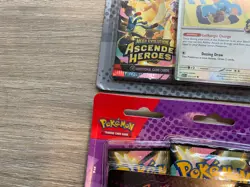Pokemon TCG Ascended Heroes Double Blister Pack x 4 & 2 x Tech Stickers Bundle - Image 3