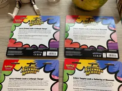 Pokemon TCG Ascended Heroes Double Blister Pack x 4 & 2 x Tech Stickers Bundle - Image 5