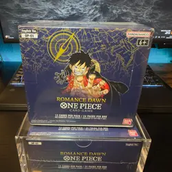 🔥One Piece TCG OP-01 BLUE BOTTOM Romance Dawn Booster Box with Display🔥 - Image 5