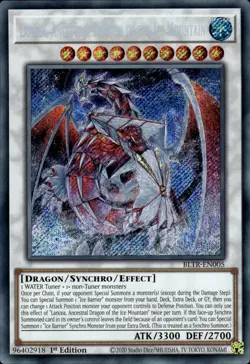 Lancea, Ancestral Dragon of the Ice Mountain-Secret Rare - 1st Edition - BLTR... - Image 1