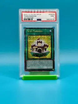 PSA 9 - 2024 Yu-Gi-Oh! MP24, Toon Kingdom, 1st Edition - Image 1