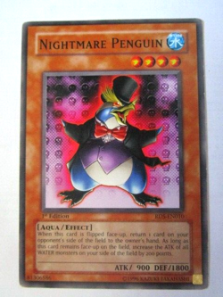 Yugioh! Nightmare Penguin-En010 Common 1st Ed Moderate Play!! - Image 1