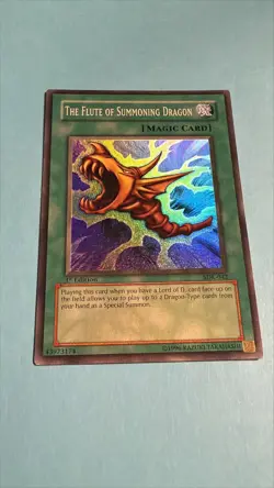 The Flute of Summoning Dragon - SDK-042 - Starter Deck: Kaiba 1st Ed - LP/NM - Image 1