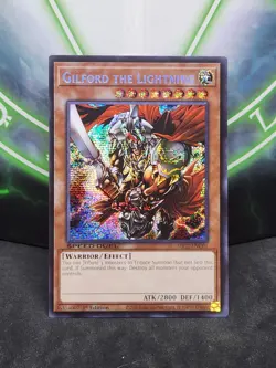 Yugioh Gilford the Lightning SBC2-ENC01 Secret Rare 1st Edition NM - Image 1