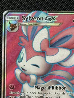 Sylveon GX - 140/145 - Pokemon Guardians Rising Sun Moon Full Art Card NM - Image 3