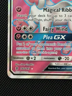Sylveon GX - 140/145 - Pokemon Guardians Rising Sun Moon Full Art Card NM - Image 5