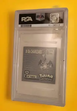 1999 1st Gen PSA 8 NM-MINT Charizard # 06 Artbox Stickers Series 1 Pokemon Card - Image 2