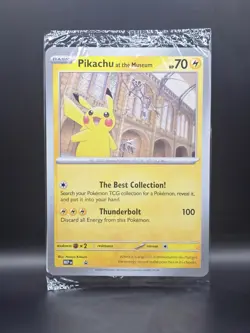 Pikachu At The Museum Promo Jumbo Card - Image 1