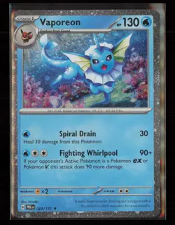 Vaporeon - (Cosmos Holo) Rare Miscellaneous Cards & Products 022/131 NM - Image 1