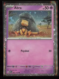 Abra - (Cosmos Holo) Promo Miscellaneous Cards & Products 063/165 NM - Image 1