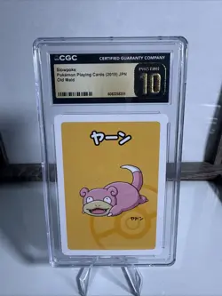 Slowpoke 2019 Pokemon Japanese Old Maid Playing Card CGC PRISTINE 10 - Image 1