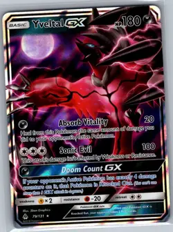 Yveltal GX 79/131 SM - Forbidden Light - Pokemon Card - NM - Image 1