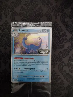 Pokemon Aurorus 🔥w/ SWIRL🔥 Perfect Order Promo🔥 Holo Card 024/088 NEW SEALED! - Image 2