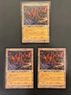 4x Crosis's Catacombs #136 Planeshift Magic MTG UP NM - Image 1