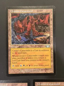 4x Crosis's Catacombs #136 Planeshift Magic MTG UP NM - Image 2