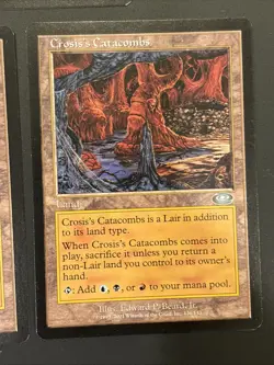 4x Crosis's Catacombs #136 Planeshift Magic MTG UP NM - Image 4