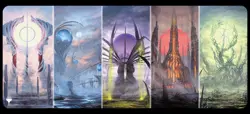 Magic the Gathering Phyrexia all will be one Ultra Pro 6 foot table mat - Image 1