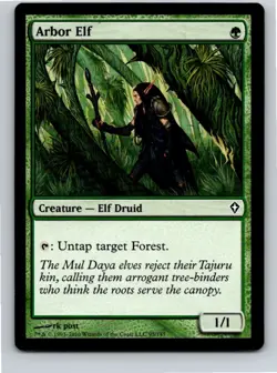 Magic the Gathering Arbor Elf Worldwake MTG Free Shipping! - Image 1