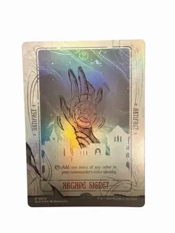 MTG Arcane Signet Foil Rovina Cai SLD 820 - Image 1