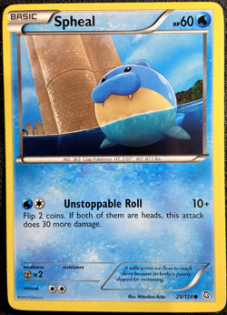Spheal 29/124 Dragons Exalted Pokemon English Non Holo 2012 - Image 1